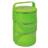 jídlonosič plastový s nerez vnitřkem 3 patra, 15,3 x 20,9 cm