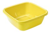 ČTVERCOVÉ UMYVADLO 14L - 38X38CM - ŽLUTÁ