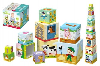 Baby edukativní kostky Farma