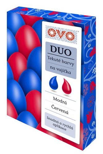 OVO TEKUTÉ BARVY DUO MOD/ČERVÁ á 20ML