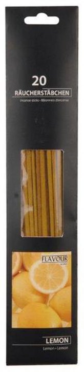 TYČINKY VONNÉ 30CM, 20KS CITRÓN