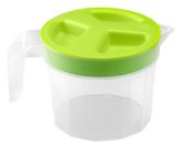 ODMĚRKA S VÍKEM 0,5 L, PLAST, 12,5X10 CM