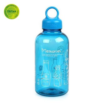 LÁHEV NA VODU "BISFREE LOOP" 530ML, MODRÁ