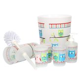 KOUPELNOVÝ SET 7KS, MOTIV SOVY