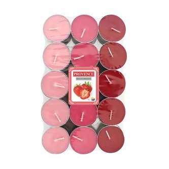 SVÍČKA ČAJOVÁ JAHODA, 30KS