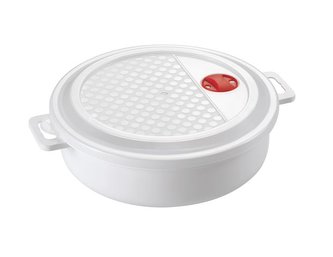 DÓZA DO MIKROVLNNÉ TROUBY S VÍKEM 2L, PLAST, 23X7CM