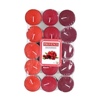 SVÍČKA ČAJOVÁ BRUSINKA, 30KS