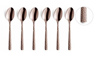 LŽIČKA MOCCA 6KS FECILITY RŮŽOVÁ