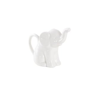 MLÉKOVKA TVAR SLON, 15,2X7,3X12,5CM, KERAMIKA MLÉKOVKA TVAR SLON, 15,2X7,3X12,5CM, KERAMIKA