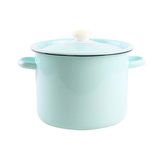 HRNEC S POKLICÍ SMALT 5,5L, TYRKYSOVÁ