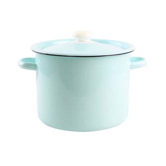 HRNEC S POKLICÍ SMALT 5,5L, TYRKYSOVÁ