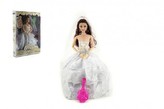 Panenka nevěsta kloubová plast 29cm 3 druhy v krabici
