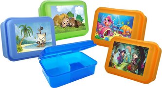 BOX SVAČINOVÝ 18X13X7CM+POTISK IML-DĚTSKÉ MOTIVY
