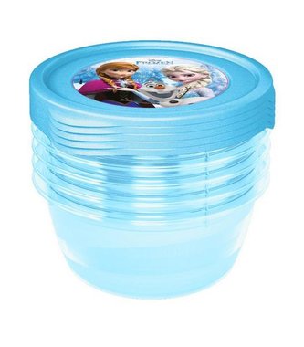 SET DÓZ NA POTRAVINY "LEDOVÉ KRÁLOVSTVÍ", 5X0,5L