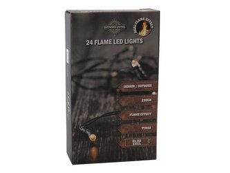 ŘETĚZ SVĚTELNÝ 24LED IP44 PALMEN ZELENÝ KÁBEL