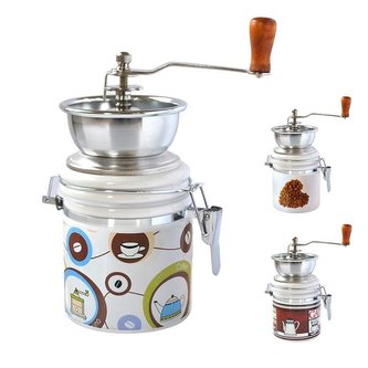 MLÝNEK NA KÁVU, MOTIV KÁVY, PORC/NEREZ, 8,5X8,5X17