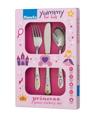 DĚTSKÝ PŘÍBOR "PRINCEZNA", SET 3KS
