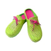 PANTOFLE DÁMSKÉ GUMOVÉ SE ŠŇŮRKOU VEL.41, 3 ASS.