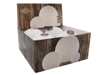 VÁNOČNÍ OZDOBA LED KOULE, 20 CM