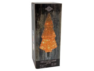 ŽÁROVKA DEKORAČNÍ TEPLÁ LED E27 STROMEČEK ŽLUTÁ