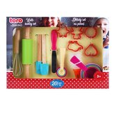 DĚTSKÝ SET NA PEČENÍ 20KS ČERVENÁ