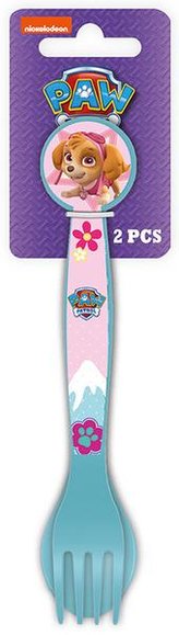 SADA DĚTSKÝCH PLAST.PŘÍBORŮ PAW PATROL 2KS, RŮŽOVÁ