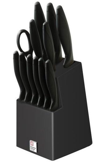 SADA NOŽŮ V BLOKU URBAN DÁRKOVÉ BALENÍ, 12 KS