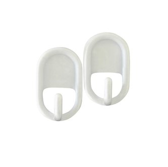 Háčky samolepící 2 ks,  6, 6 x 4 x 2, 2 cm