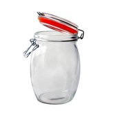 DÓZA SKLO, PATENTNÍ UZÁVĚR, 740ML