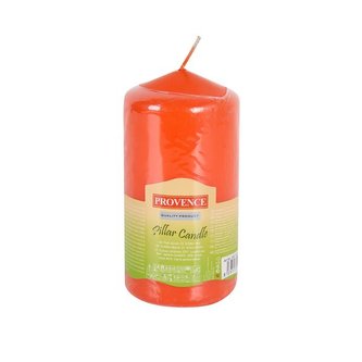 SVÍČKA VÁLEC ORANŽOVÁ 65X125MM 330G PARAFÍN