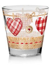 SKLENICE NADIA 250ML,VALENTINA DEKOR SRDCE