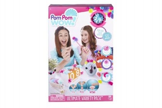 Kreativní sada Pom Pom Wow nalepovací střapce 120ks v krabici 21x31x5cm