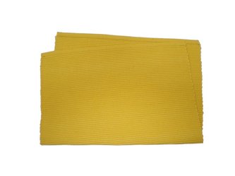Prostírání žebrovaný profil žlutá, 33 x 45 cm