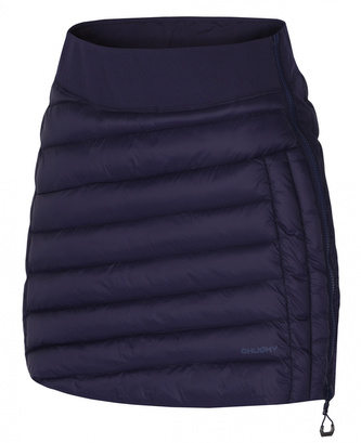 Dámská zimní sukně Freez L tm. modrofialová - XL