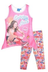 KOMPLET TUNIKA A LEGÍNY SOY LUNA - velikost 6