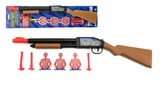 Pistole/Puška na přísavky plast 49cm na kartě