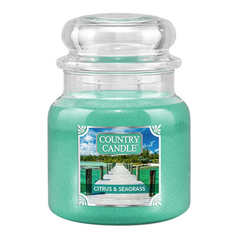 Svíčka ve skleněné dóze Country Candle, Citrusy a chaluha, 453 g