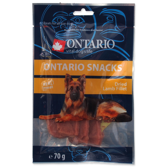 Snack ONTARIO Dog Dry Lamb Fillet