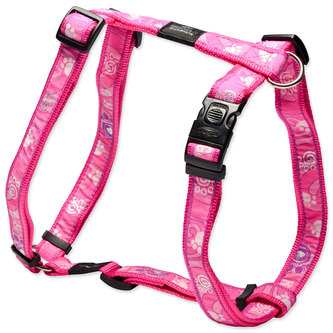 Postroj ROGZ H Fancy Dress Pink Paw XL