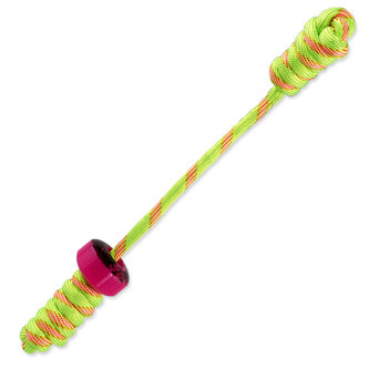 Uzel DOG FANTASY bavlněný světle zelený s kroužkem 40 cm