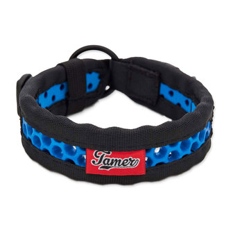 Obojek TAMER Softy - 2,8 x 35-41 cm - černomodrý
