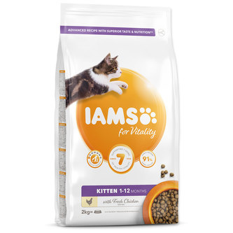 IAMS for Vitality Kitten Food with Fresh Chicken