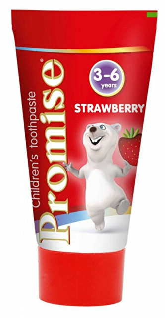 Promise Dětská zubní pasta jahodová s fluorem 50 ml