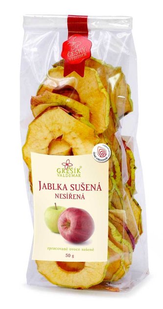 Grešík Jablka sušená nesířená 50 g