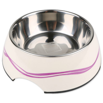 Miska DOG FANTASY nerezová kulatá purpurové vlnky 27 cm - PS položky do B2B Miska DOG FANTASY nerezová kulatá purpurové vlnky 27 cm - PS položky do B2B