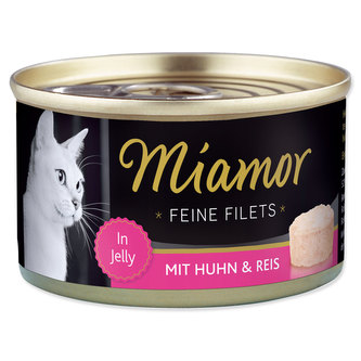 Konzerva MIAMOR Feine Filets kuře + rýže v želé