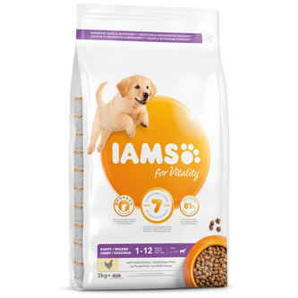 IAMS Dog Puppy Large Chicken - Expirace 120-179 dní