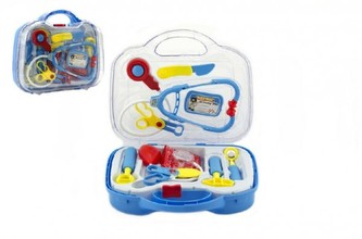 Sada doktor plast 27cm v plastovém kufříku 27x24x9cm