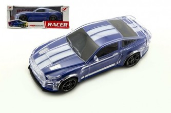 Auto narážecí plast 23cm na baterie se zvukem se světlem v krabici