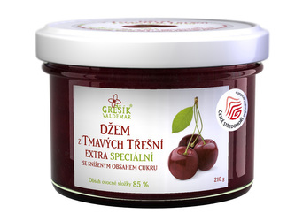 Grešík Džem Z tmavých třešní extra Speciální 210 g